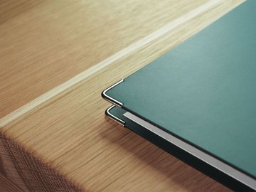 4 angoli per libri in metallo argentato